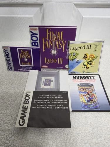 Final Fantasy Legend III 3 (Nintendo Gameboy Game Boy GB) VG CIB Authentic
