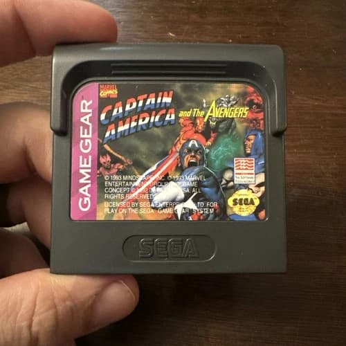Captain America and The Avengers (Sega Game Gear) Tested - Authentic