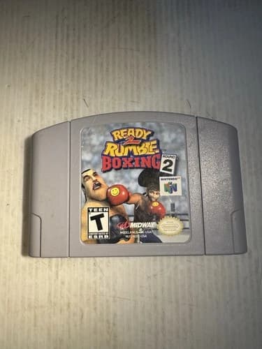 Ready 2 Rumble Boxing: Round 2 (Nintendo 64, 2000) N64 AUTHENTIC