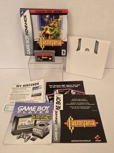 Nintendo Gameboy Advance Castlevania Classic NES Series CIB *Tested & Working*