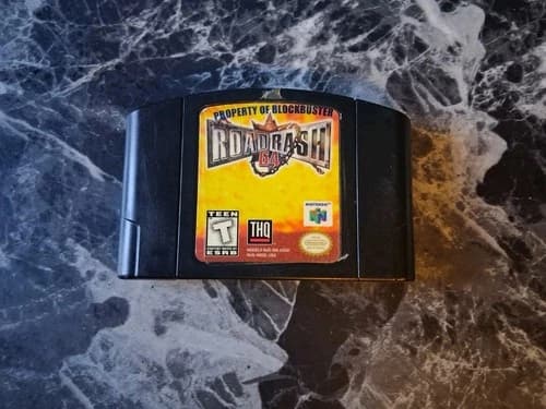Road Rash 64 N64 Authentic Contacts Cleaned