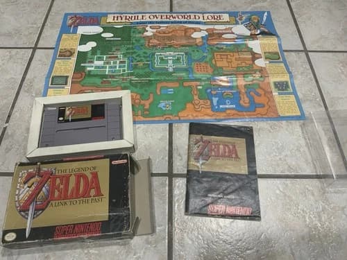 The Legend of Zelda: A Link to the Past (Nintendo SNES, 1992) CIB, Tested