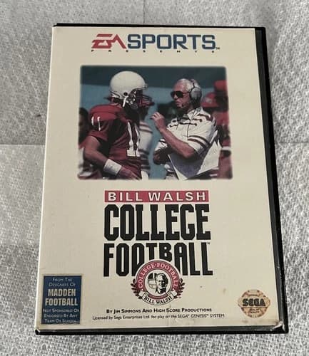 Bill Walsh College Football (Sega Genesis, 1993) - Tested!