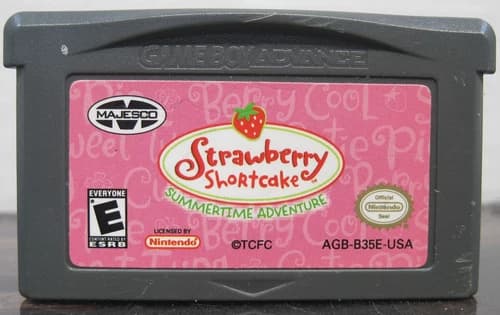 Strawberry Shortcake: Summertime Adventure Gameboy Advance GBA Cart