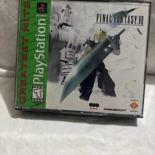 Final Fantasy VII 7 (SONY PlayStation 1, 1997) PS1 PSX COMPLETE Likenew Amazing