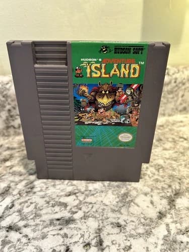 Hudson's Adventure Island - Nintendo NES -Cartridge Only- Tested-MINT