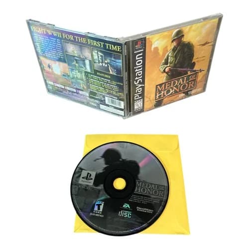 Sony PlayStation 1 PS1 CIB COMPLETE TESTED Medal of Honor X CF S
