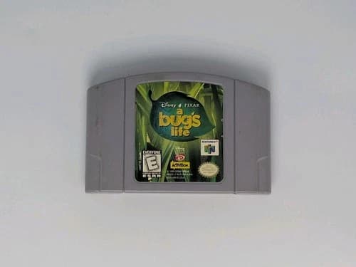 A Bug's Bugs Life (Nintendo 64, 1999) N64 Authentic Cartridge Only FREE SHIPPING