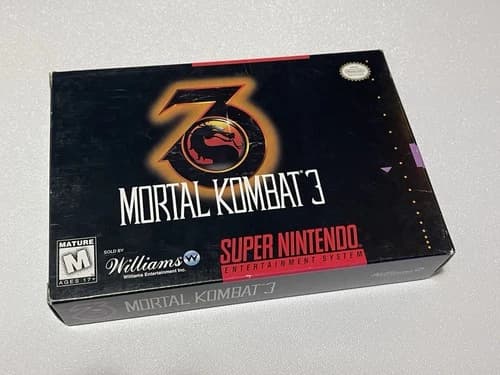 Mortal Kombat 3 (Super Nintendo Entertainment System, 1995) 💯 Complete. Nice