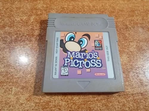 Mario's Picross (Nintendo Game Boy, 1995) *TESTED*