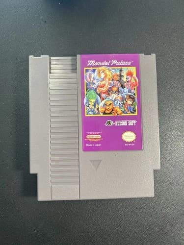 Mendel Palace Nintendo NES Authentic Game Cartridge Hudson Soft Game Freak