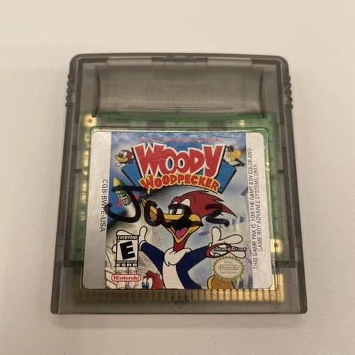 Woody Woodpecker (Nintendo Game Boy Color, 2001) Authentic - Tested