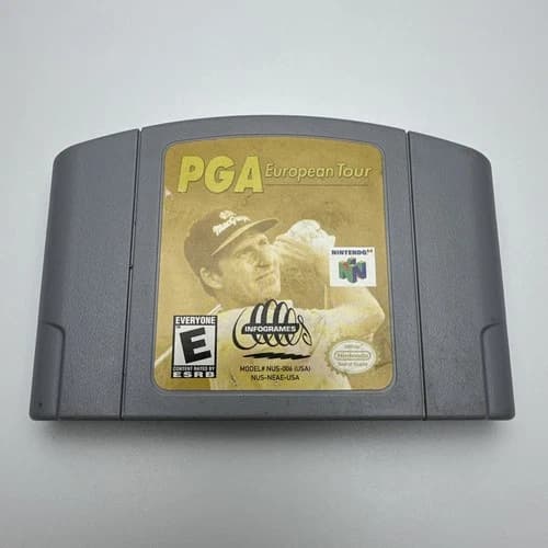 PGA European Tour n64 Authentic Cartridge Nintendo 64 - Tested