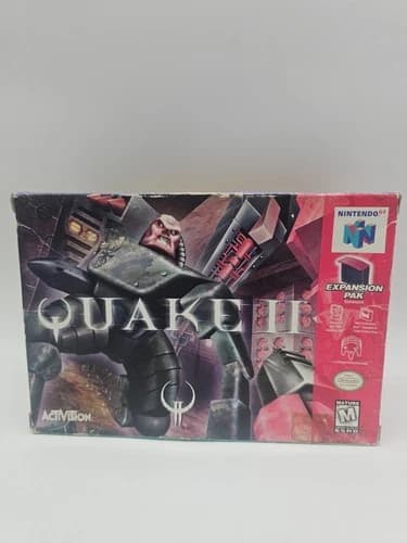Quake 2 (Nintendo 64 N64) CIB Clean and tested!