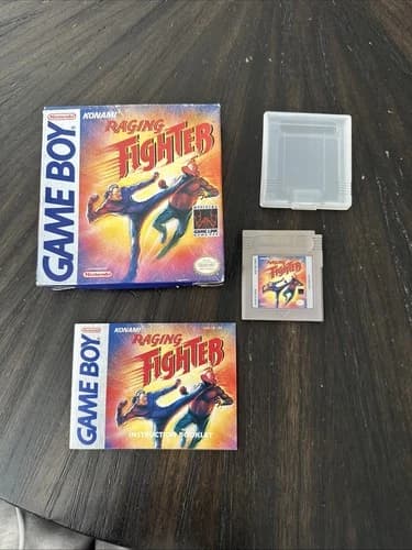 Nintendo Gameboy Game Raging Fighter CIB Complete In Box