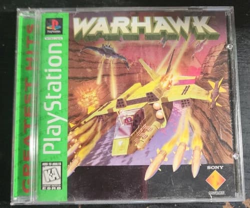 PS1 WarHawk: Greatest Hits (PS1) - Playstation 1 CIB Complete