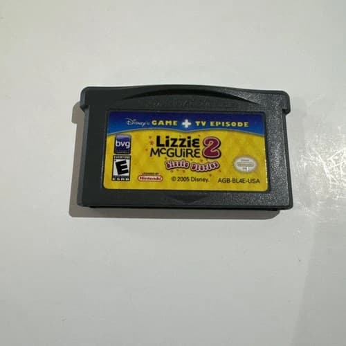 Game Boy Advance: Lizzie McGuire 2 Lizzie Diaries for GBA Authentic Free Ship