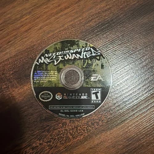 Need for Speed: Most Wanted (Nintendo GameCube, 2005)disc Only - Tested