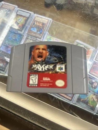 WCW Mayhem (Nintendo N64, 1999) Game Cartridge Only Tested