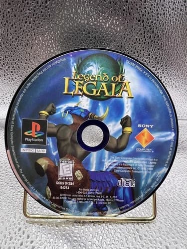 Legend of Legaia (Sony PlayStation 1, 1999) DISC ONLY Tested and Working.