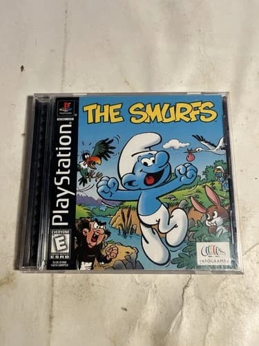The Smurfs - Sony PlayStation 1, 1999) - Complete CIB w/ Manual Tested