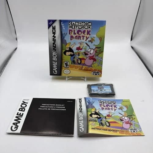 Cartoon Network Block Party GameBoy Advance Complete In Box W/Manual CIB Tested