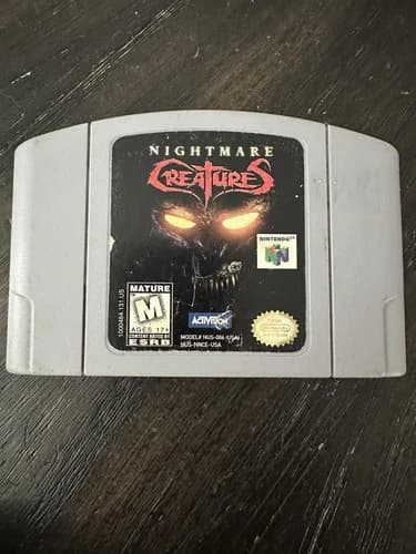 Nintendo 64 N64 Game Only Nightmare Creatures