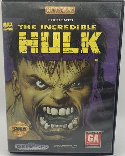 Sega Genesis The Incredible Hulk 1994 - Complete