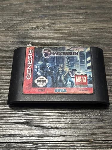 Shadowrun Sega Genesis Used Authentic Cartridge Only