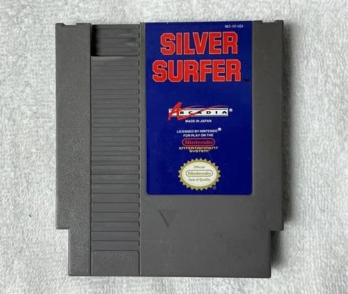 Silver Surfer Nintendo Entertainment System NES Game Cartridge NTSC