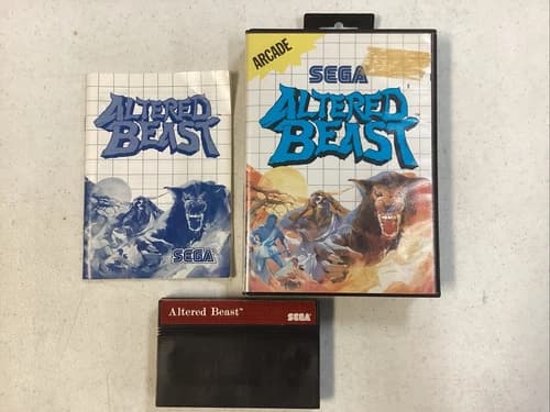 Altered Beast (Sega Master, 1989) CIB Manual Tested