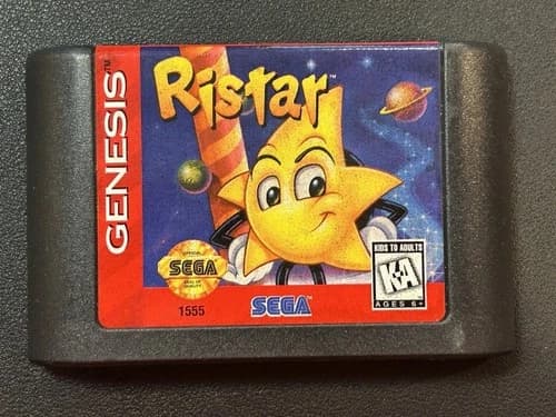 Ristar Sega Genesis 1995 Authentic Cartridge Only Tested Working