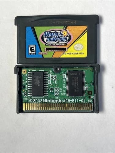 Wario Ware Inc. (Nintendo Game Boy Advance, GBA) Authentic Cartridge W