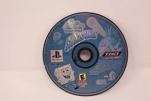 SpongeBob SquarePants SuperSponge Sony Playstation 1 PS1- Disc Only