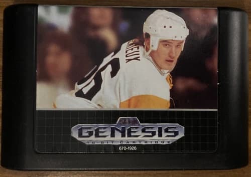 Mario Lemieux Hockey (Sega Genesis, 1994) Cartridge Only