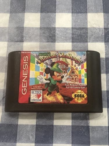 Mickeys Ultimate Challenge Sega Genesis Game Authentic Cartridge Only Tested