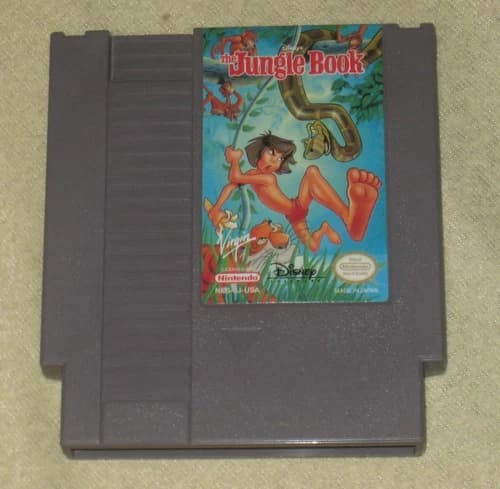 The Jungle Book for NES .Authentic. Clean/Tested Nintendo. MINT! RARE!