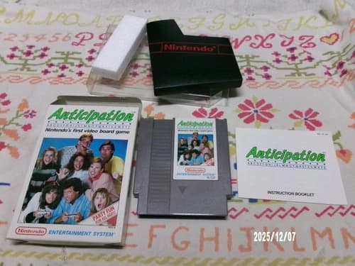 #743 Anticipation Nintendo NES 1988 Game IN BOX with Manual COLLECTIBLE