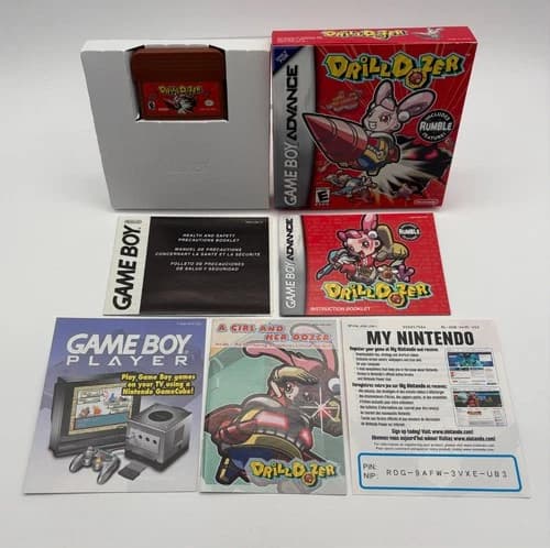 DRILL DOZER Game Boy Advance GBA CIB Complete ~Authentic & Tested~ GBAA0002