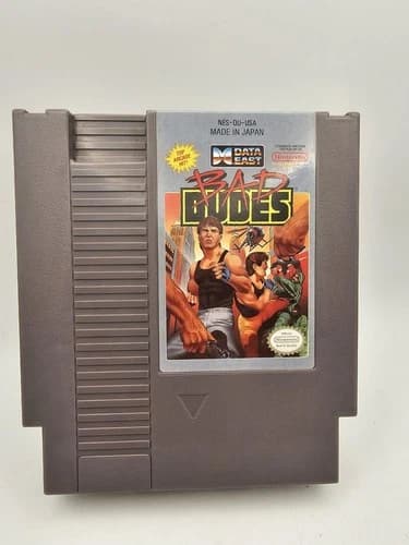 Bad Dudes (Nintendo Entertainment System, 1990) Authentic Tested Working