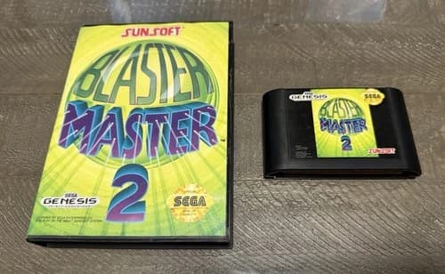 Blaster Master 2 (1993) Sega Genesis Game CIB w/ Manual *Good Condition*