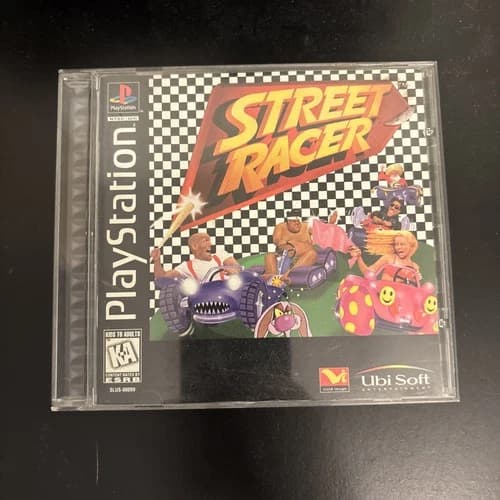 Street Racer (Sony PlayStation 1 Ps1, 1996) Complete Cib Tested & Working