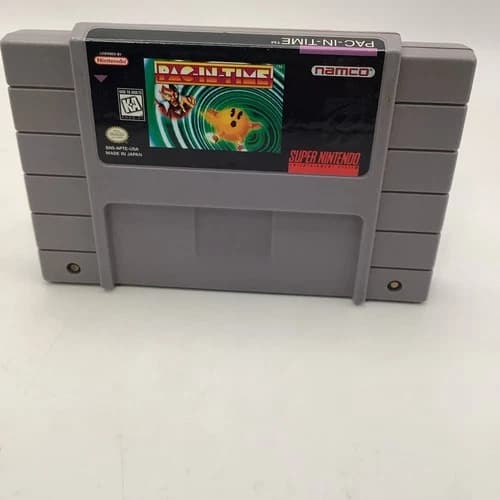 Super Nintendo SNES Game Only Pac-In-Time