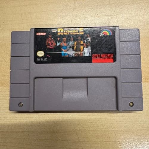 WWF Royal Rumble (Super Nintendo Entertainment System, 1993) Authentic Cart Only