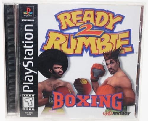 Ready 2 Rumble Boxing (Sony Playstation 1, 1999) PS1 Complete w/ Manual Tested