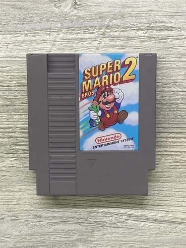 Super Mario Bros 2 NES Nintendo - Authentic & Tested! EXCELLENT Condition! CLEAN
