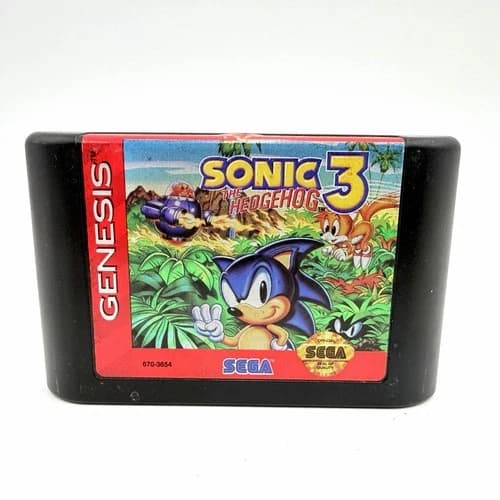 Sonic the Hedgehog 3 - Sega Genesis Cartridge Only - Tested & Working