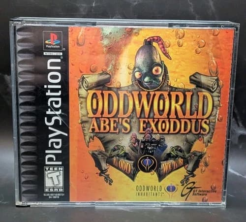 Oddworld: Abe's Exoddus Sony PlayStation 1 CIB 1999 Complete PS1