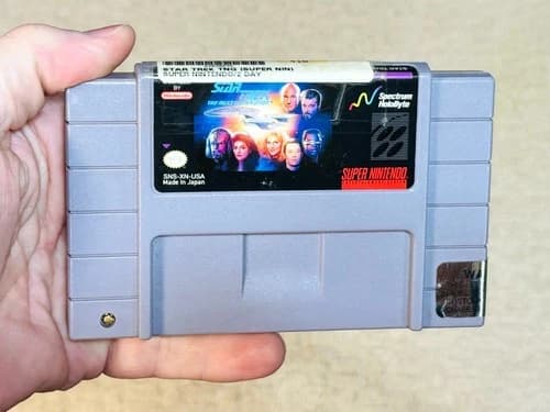 Star Trek the Next Generation (Super Nintendo, SNES) Game - Authentic - Tested