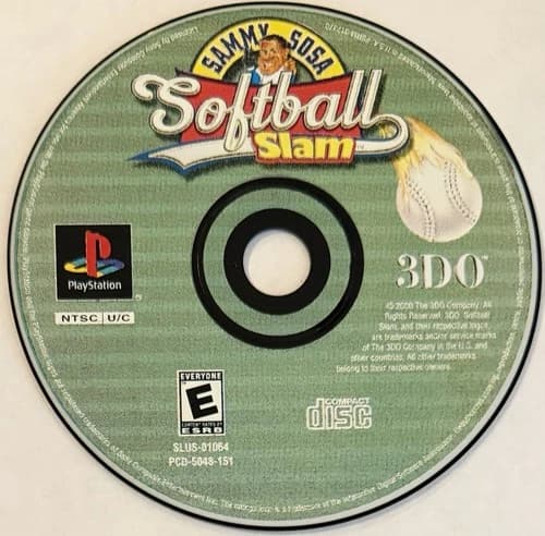 Sammy Sosa Softball Slam (PlayStation 1, PS1) DISC ONLY | NO TRACKING | M1607